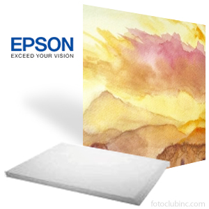 Epson Exhibition Watercolor Paper Textured 17"in x 50'ft Roll, 310gsm S045483