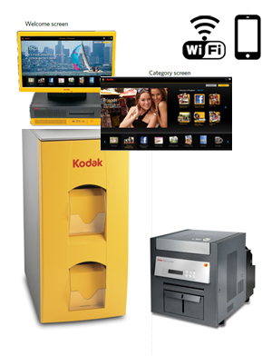 KODAK Picture 17" Kiosk G4XL II Digital Station - 120V with a G4XLII Order Station, (1)-Kodak 6850 Printer, WiFi 101 6278 ( 1016278 )