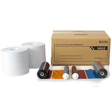 HiTi M610 4”x6” Paper & Ink Ribbons - 1500 total prints 87.PBX53.10XT