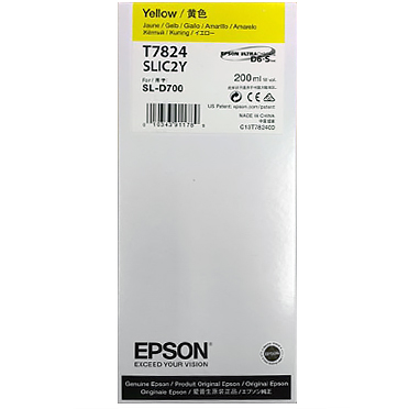 Epson SureLab D700 YELLOW UltraChrome D6-S Ink Cartridge – 200 ml T782400