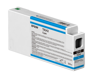Epson UltraChrome HD Cyan T824200 Ink Cartridge - 350ml T824200
